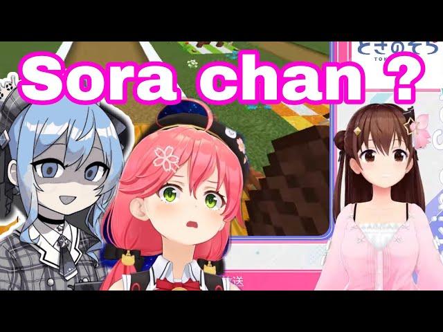 Sora Casually Approved That Suisei Is Psychopath n Miko Can't Speak Japanese | Minecraft  [Hololive]