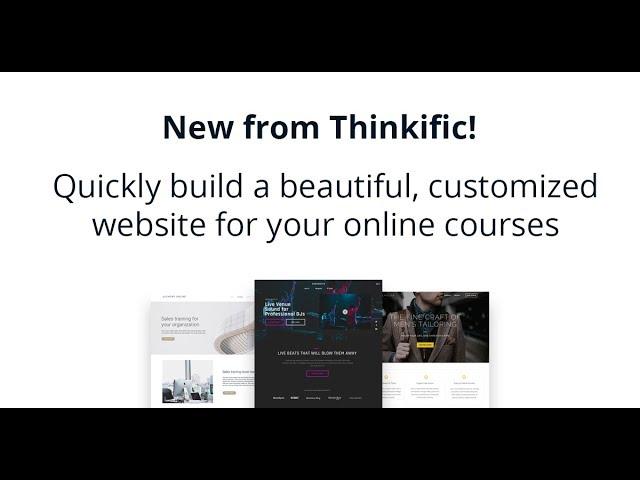 Introducing Site Builder From Thinkific