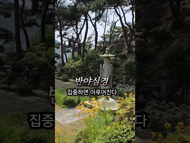반야심경  ㅡ  영인스님 (집중하니 이루어 진다)