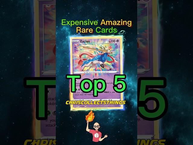 Top 5 EXPENSIVE Amazing Rare Pokémon cards  #shorts #top5 #amazingrare