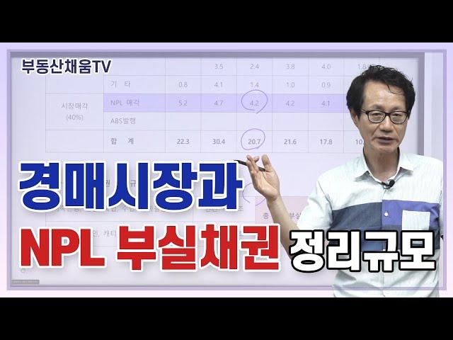 경매시장과 NPL부실채권 정리규모ㅣ이영준 교수