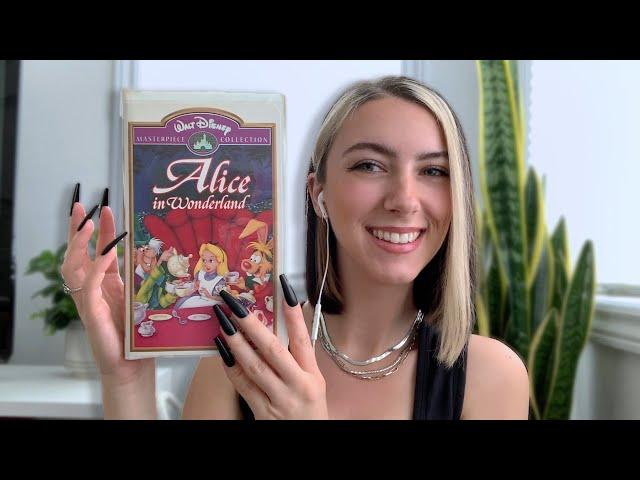 ASMR | VHS Movie Collection (lots of Disney, rambles + tapping)