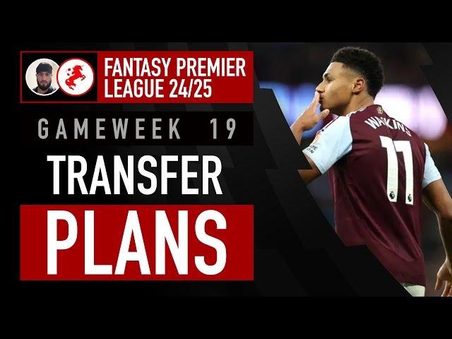 AVOID SARR⁉️ & 32K OR| FPL GAMEWEEK 19 TRANSFER PLANS | Fantasy Premier League Tips 2024/2025