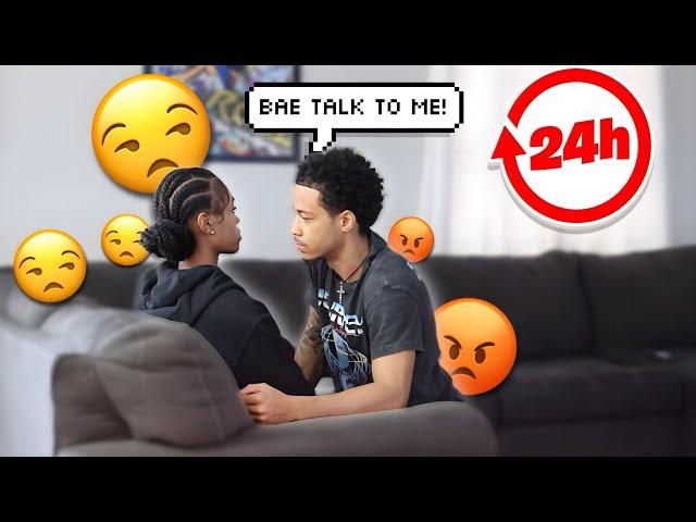 IGNORING MY BOYFRIEND FOR 24 HOURS PRANK HE CRIED