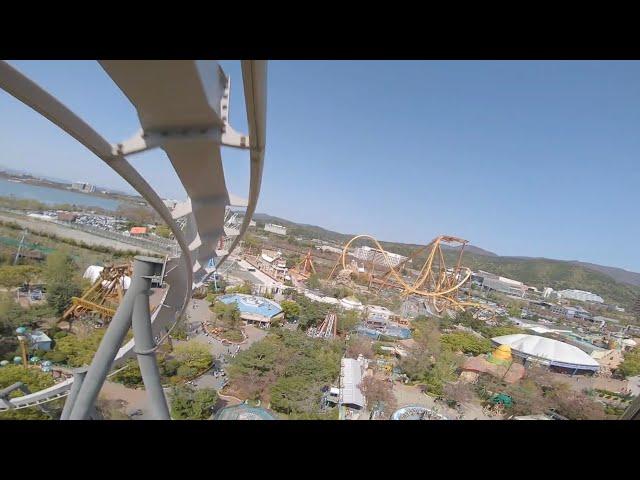 [POV] 경주월드 파에톤 1인칭 시점 60fps Gyeongju World Roller Coaster - Phaethon