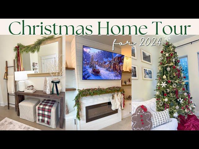 COZY CHRISTMAS HOME TOUR 2024  | Christmas Decor Ideas | Whole House Christmas Decorating