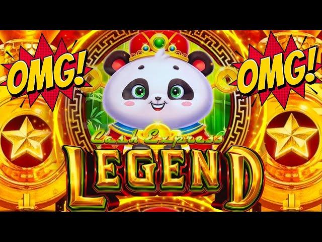 HOT!!!! I PICKED FREE GAMES AND THIS HAPPENED!  JOYFUL PANDA CASH EXPRESS LEGEND Slot Machine