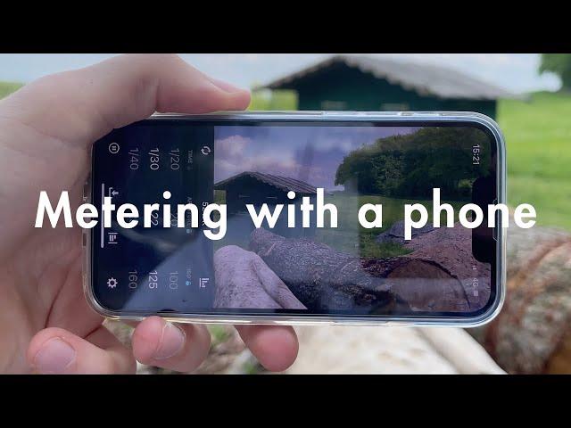 How to meter film using a phone