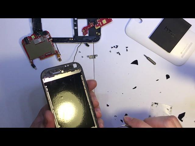 HTC One SV - разборка, замена дисплея / disassembly, replacement of the display