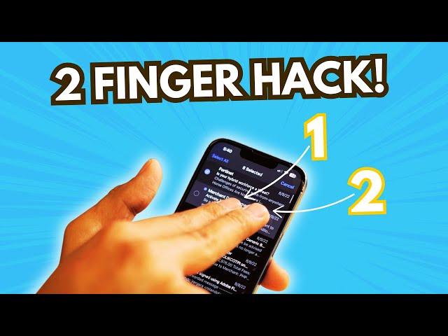 2 Finger Hack That Will Change the Way You Use Your iPhone Forever!