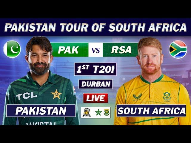 PAKISTAN vs SOUTH AFRICA 1st T2O Match LIVE COMMENTARY | PAK vs SA T20 MATCH LIVE | PAK 5 OV