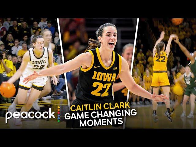 10 Most Watched Caitlin Clark Moments This Season | Journey to NCAA Women’s All-Time Scorer