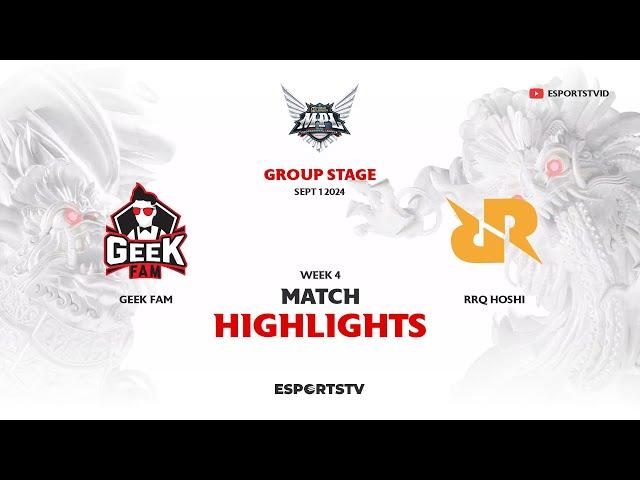 Geek Fam vs RRQ Hoshi HIGHLIGHTS MPL ID S14 | RRQ VS GEEK ESPORTSTV