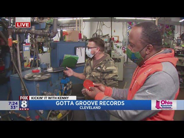 'Gotta Groove Records' shows Kenny how to press a vinyl record