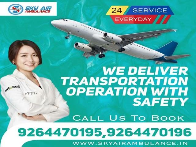 Get a High tech ICU Facility with Sky Air Ambulance Service in Dibrugarh