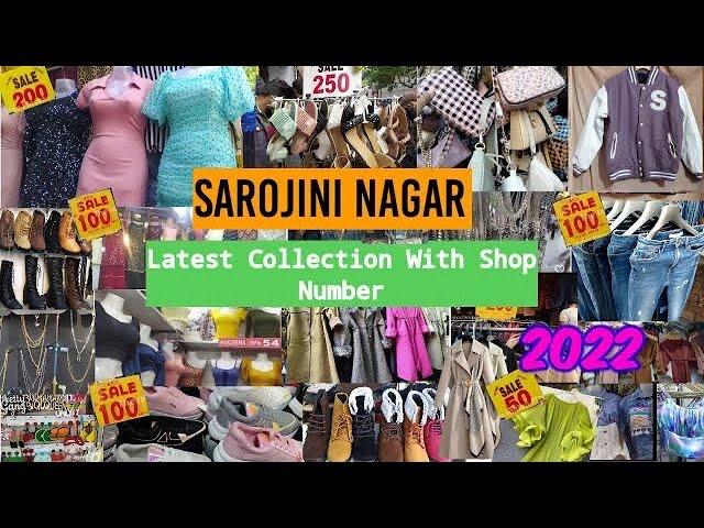 Sarojini Nagar Market Delhi | Latest Collection 2022 With Shop Number #sarojininagarmarketdelhi