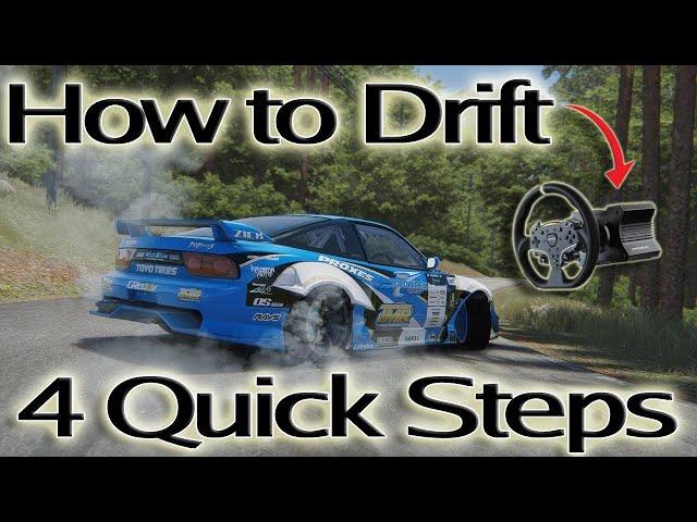 How to Drift on Assetto Corsa in 4 Steps (with Wheel NO MODS) Ps4 Xbox PC