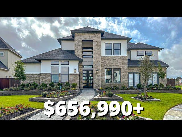 BREATHTAKING MODERN LUXURY HOUSE TOUR NEAR HOUSTON TEXAS | TEXAS REAL ESTATE | $656,990+