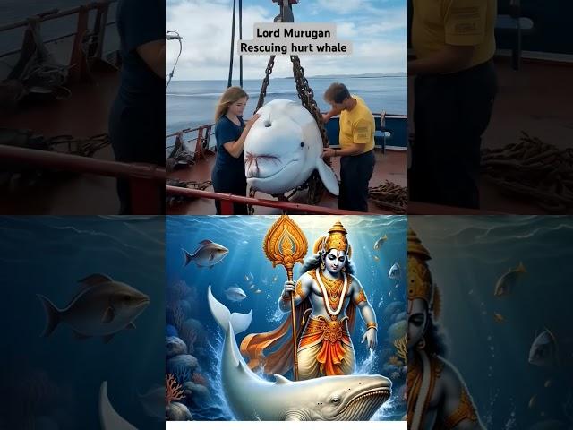 Lord Murugan rescuing White whale#murugan#முருகன்#muruga#முருகா#lordmurugan#muruganblessings#bhakti