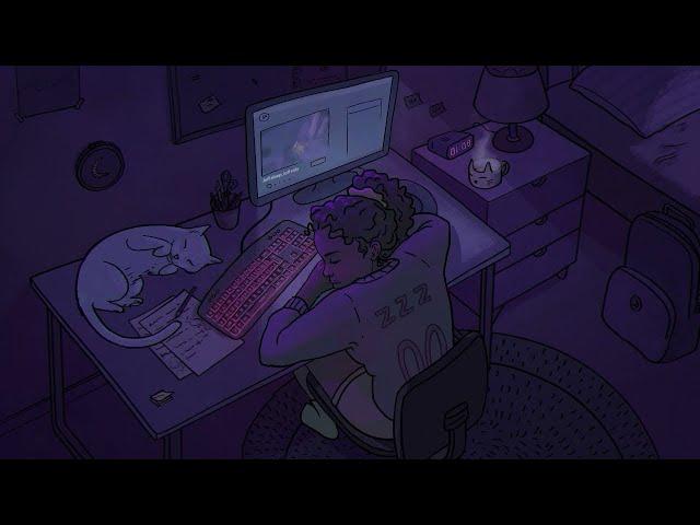 lofi sleep, lo-fi rain  8 hours mix   beats to sleep/chill/relax to - music for insomnia & anxiety