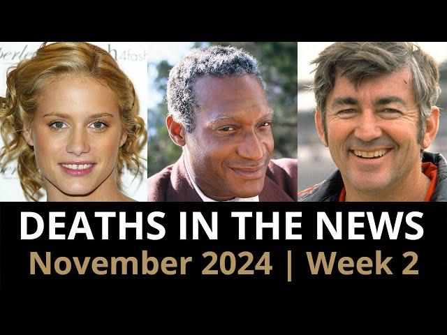 Who Died: November 2024 Week 2 | News