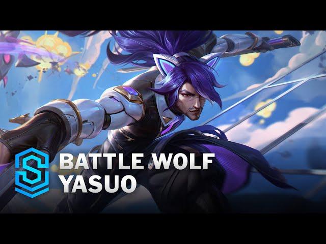 Battle Wolf Yasuo Skin Spotlight - League of Legends