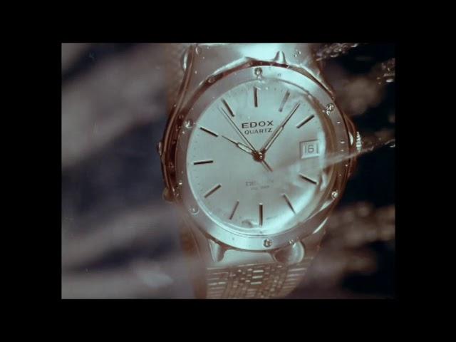 Edox Delfin Vintage Advertising - The Water Champion