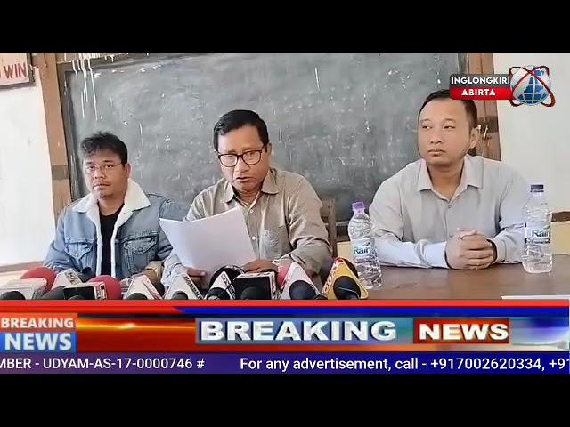 Autonomous State Demand Committee (ASDC) holds a Press meet at their office premises