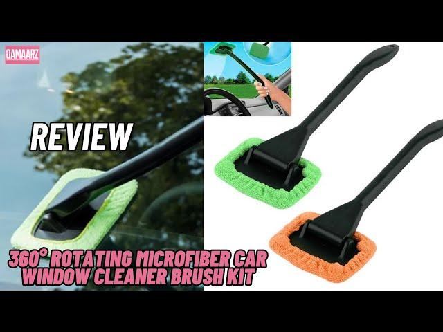 360° Brilliance: Unveiling the Pros and Cons of the Rotating Microfiber Car Window Cleaner