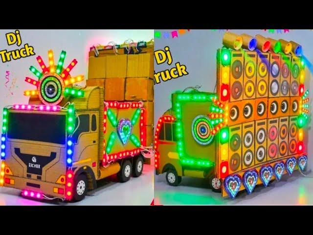 Mini Dj Truck Loding Durga Murti Mini Dj Truck Radha Krishna Dj Light Truck| Gauri Ganesh Pooja