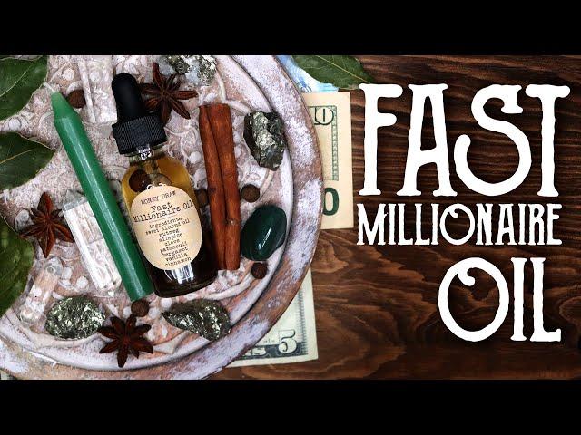 Fast  Millionaire Oil Recipe and Money Spell - Magical Crafting - Witchcraft - Magic Spell