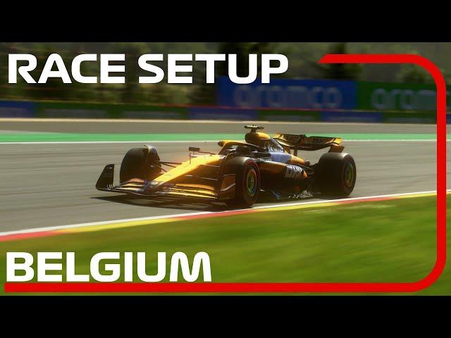 F1 24 BELGIUM - Qualify Lap + RACE Setup 