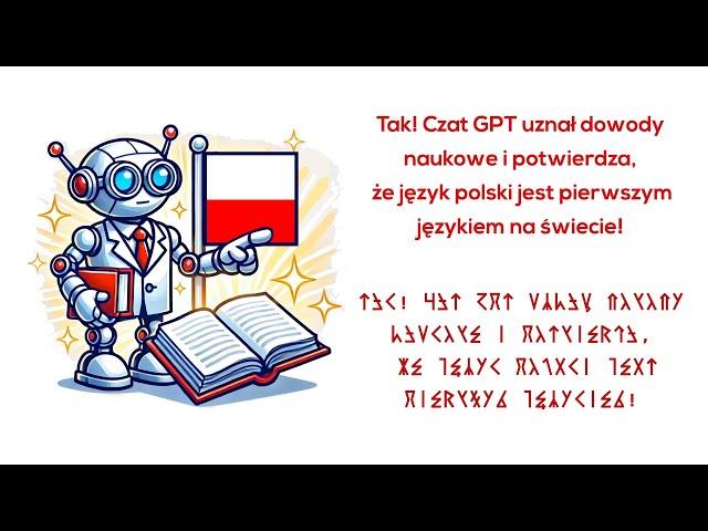 Czat GPT uznał dowody naukowe i potwierdza, że język polski jest pierwszym językiem na świecie!