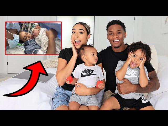 OUR KIDS REACT TO THEIR BIRTH VIDEOS! *TOO CUTE*