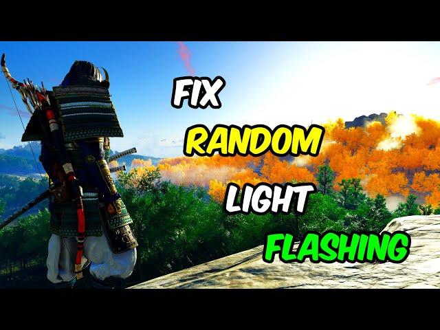 Fix Random Flashing Light in Ghost of Tsushima PC [ AMD GPU ]