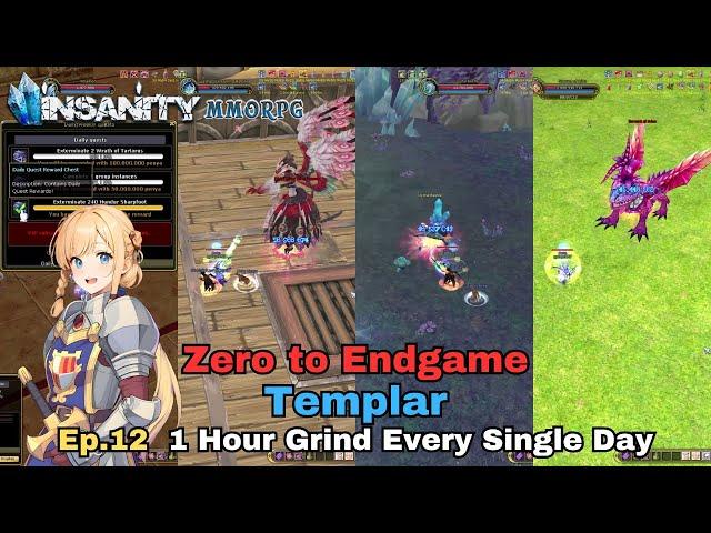 Insanity FlyFF - ZTE Templar Series Ep.12 - The Daily 1hr Grind