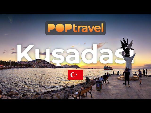 Walking in KUSADASI, Turkey - 4K