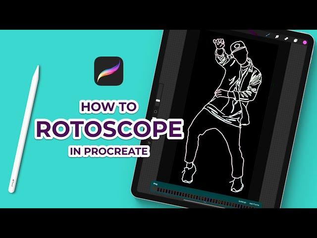 How To Rotoscope In Procreate (#Shorts)