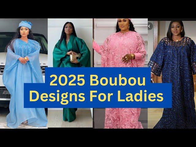 2025 Designs Of African Boubou Styles For Beautiful Ladies|Bubu Kaftan | Long Flared Gown#trending