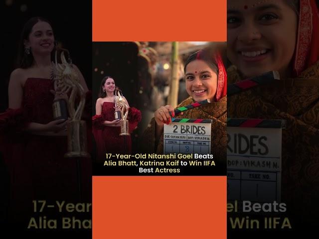 Nitanshi Goel,Best Actress award  #iifa2025 #actress #bollywoodnews  #foryou #viralpost #shorts