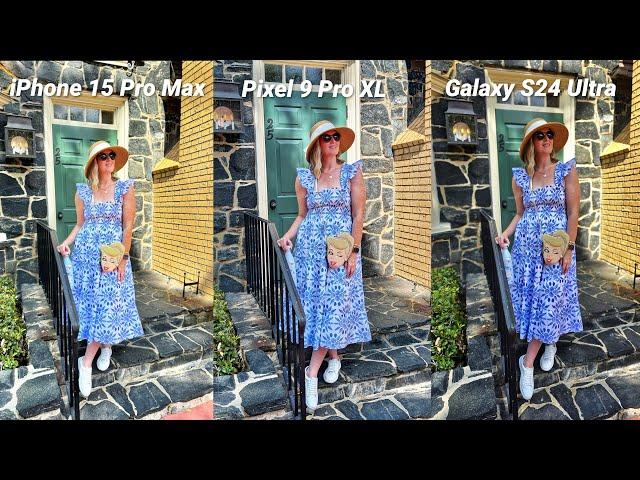 Pixel 9 Pro XL vs Galaxy S24 Ultra vs iPhone 15 Pro Max Camera Test (DayTime)