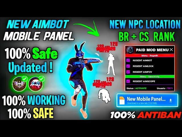 FREE FIRE ANTIBAN MOBILE PENEL OB47 UPDATED HACK ️ FREE FIRE AUTO HEADSHOT PENEL  PAID MOD MENU 