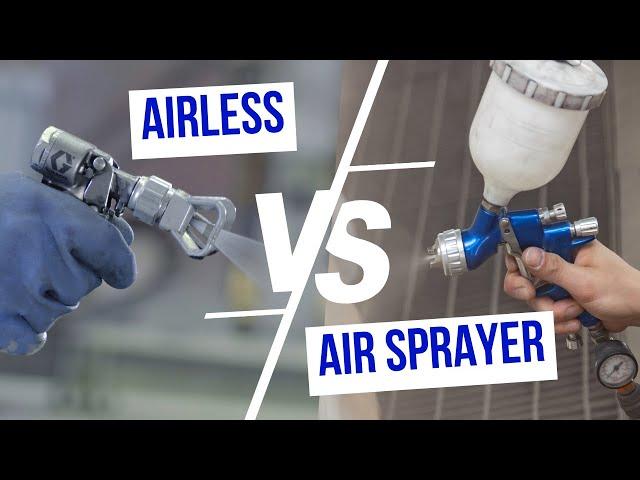 Airless vs Air Paint Sprayer [Don't Buy Until You WATCH This!]