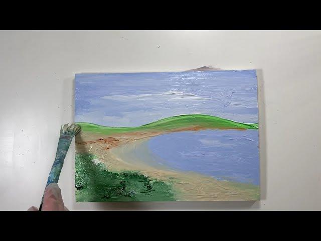 A Stroll to Daymer Bay  Cornish Beach  Painting Tutorial 