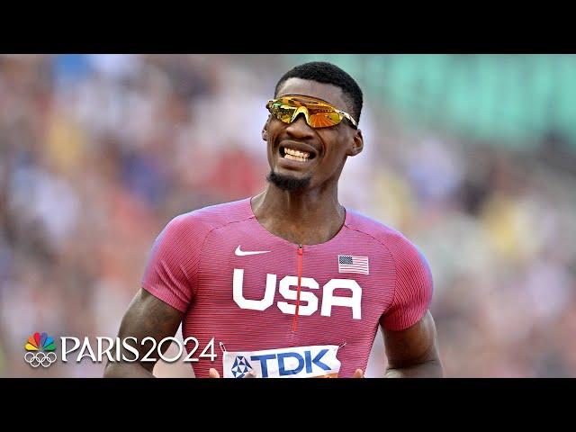 Repeat denied: Fred Kerley eliminated in 100m semis, Seville clinches finals spot | NBC Sports