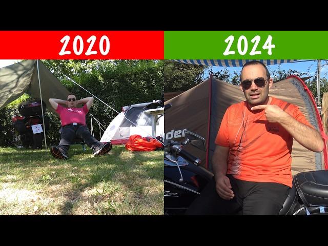 Ce que 4 ans de camping moto permanent m'ont appris en 25 minutes