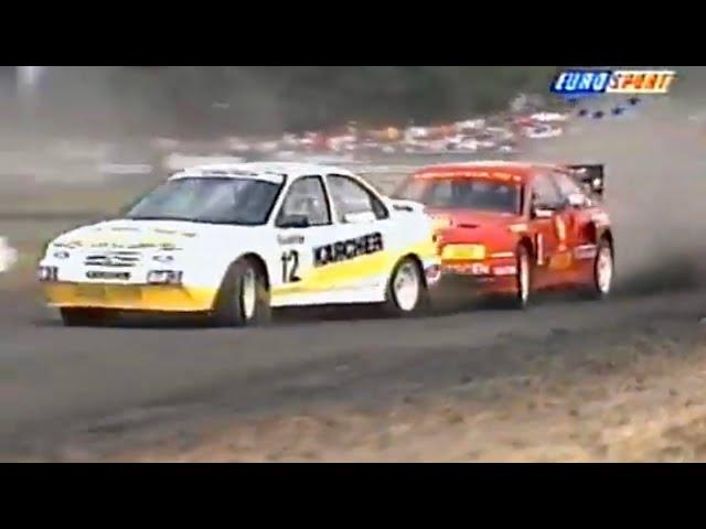 Top class action! what a Race 1995 European Rallycross Mandescircuit Ingelmunster Belgium.