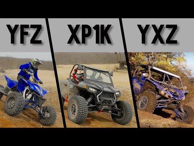 YFZ450R, XP1K AND YXZ 1000R WEEKEND TRAIL RIP HOUGHTON LAKE, MI | SXS / ORV / UTV | YAMAHA / POLARIS