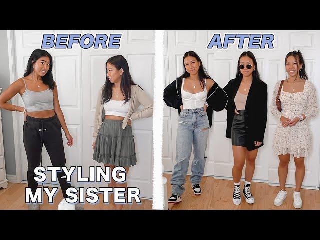 Picking Outfits For My Sister That She Would NEVER Wear | Christine Le