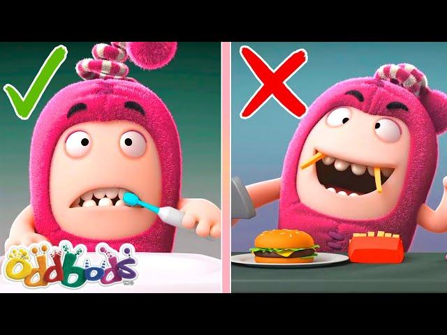 Buenos Hábitos, Malos Hábitos | Oddbods | Dibujos Animados Divertidos para Niños